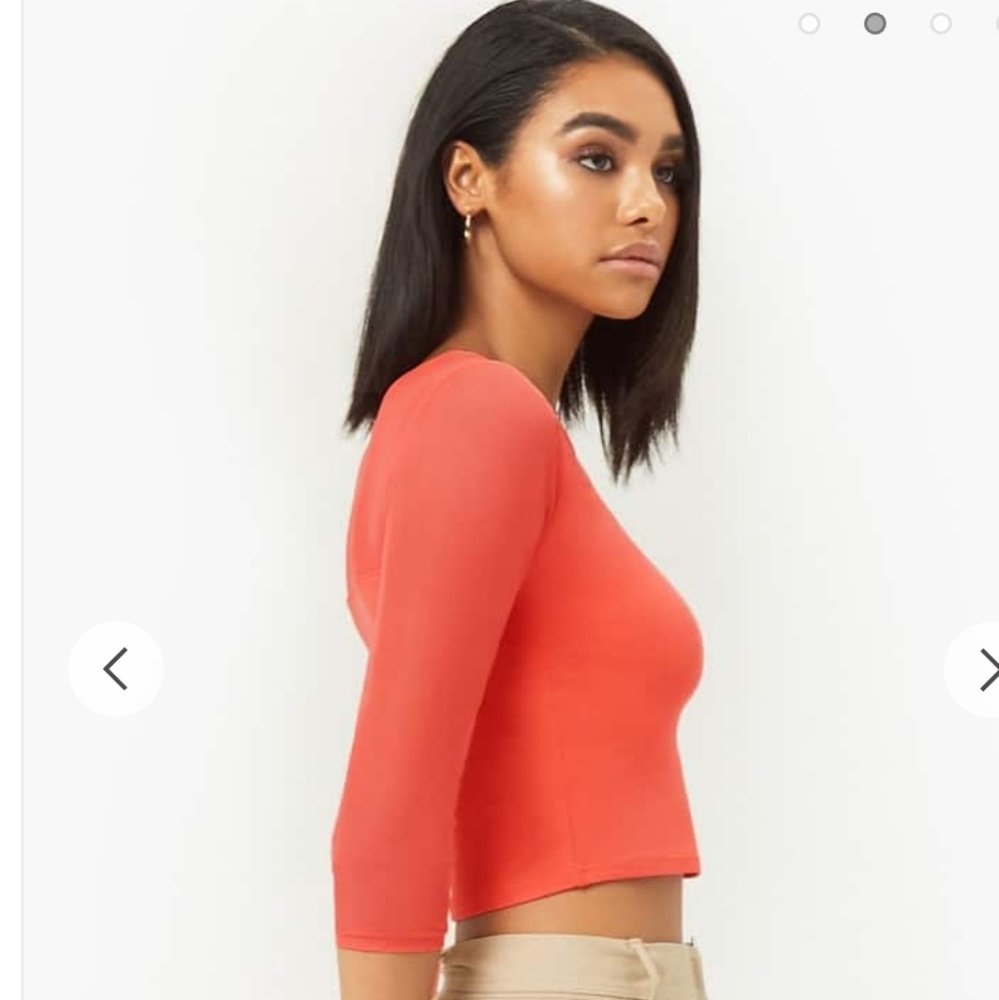 Illusion crop top sheer M - Picture 2 of 6